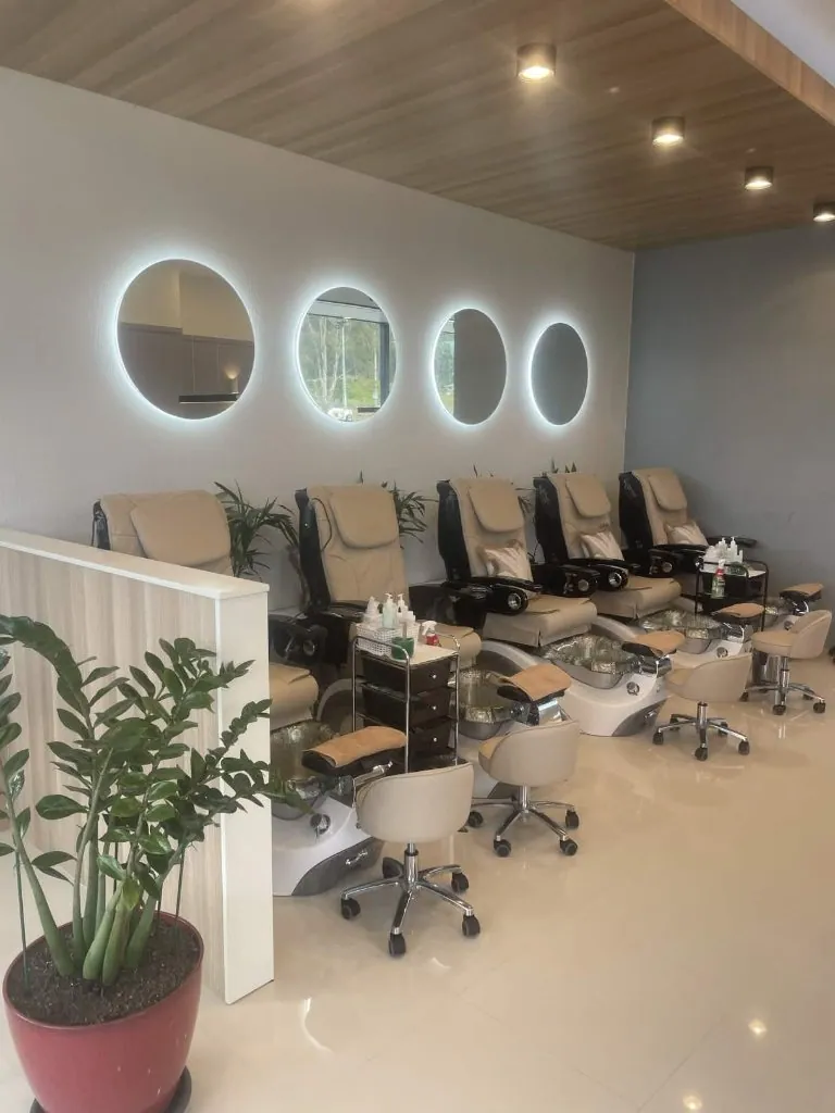 Commercial salon basin plumbing and water service installation
