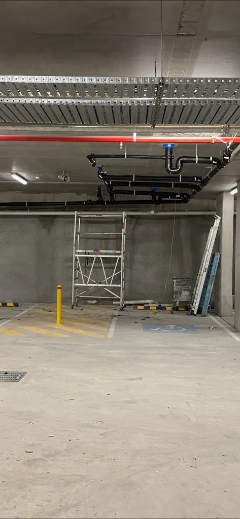 Commercial Basement Pipework
